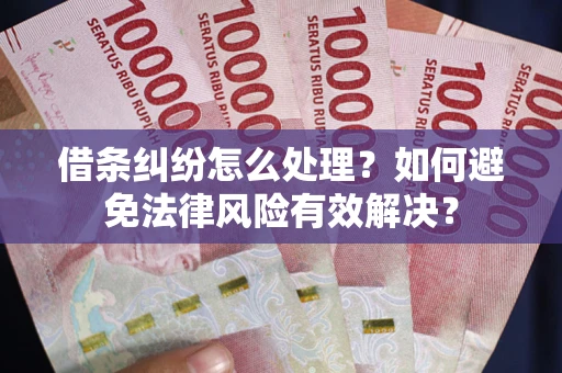 北京借条纠纷怎么处理？如何避免法律风险有效解决？