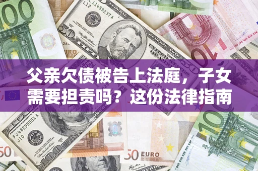 北京父亲欠债被告上法庭，子女需要担责吗？这份法律指南必须看完