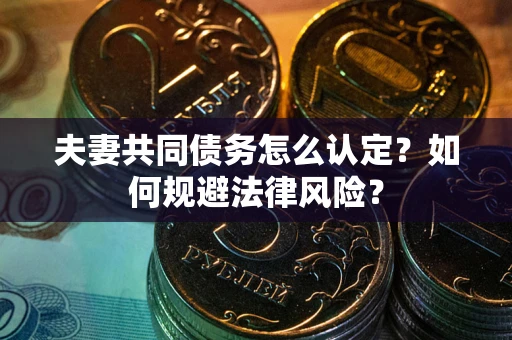 北京夫妻共同债务怎么认定？如何规避法律风险？