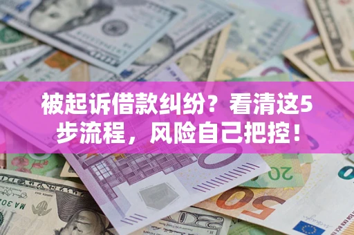 北京被起诉借款纠纷？看清这5步流程，风险自己把控！